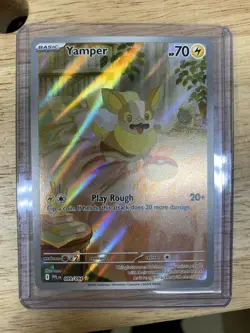 Pokemon TCG Fantasmal Flames Yamper 099/094 Full Art Holo - Image 1