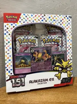 Pokemon TCG: Scarlet & Violet-151 Alakazam ex Collection Booster Box 820650855269 - Image 1