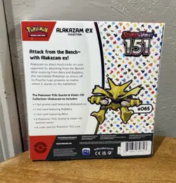 Pokemon TCG: Scarlet & Violet-151 Alakazam ex Collection Booster Box 820650855269 - Image 2
