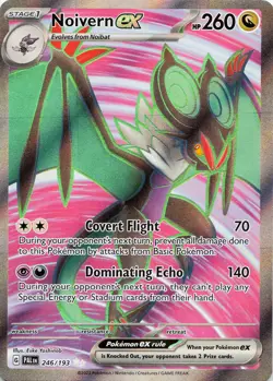 POKEMON Noivern ex #246/193 Holofoil SV02: Paldea Evolved NM - Image 3