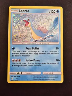Lapras 5/012 Holo McDonald's 2019 Promo Pokemon TCG - Image 1