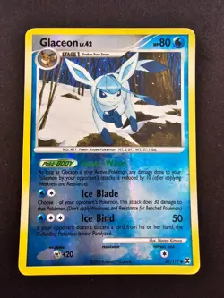 Glaceon 41/111 Reverse Holo Uncommon Rising Rivals Platinum Pokemon TCG - Image 1
