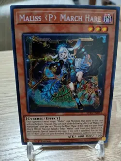 Yu-Gi-Oh! Maliss P March Hare ALIN-EN023 Secret Rare 1st Edition NM - Image 2