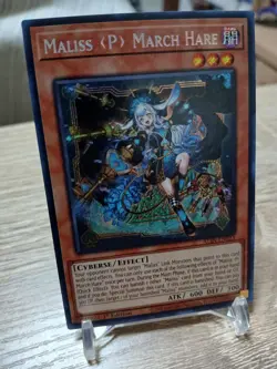 Yu-Gi-Oh! Maliss P March Hare ALIN-EN023 Secret Rare 1st Edition NM - Image 3