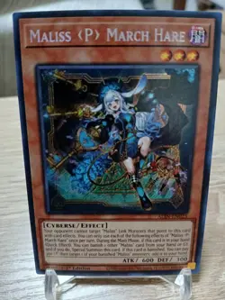 Yu-Gi-Oh! Maliss P March Hare ALIN-EN023 Secret Rare 1st Edition NM - Image 4