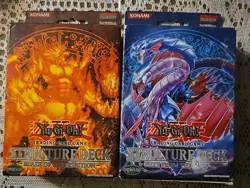 YUGIOH Structure Deck SD3 SD4 Fury from Deep & Blaze Destruction SEALED LOT* Rd - Image 1