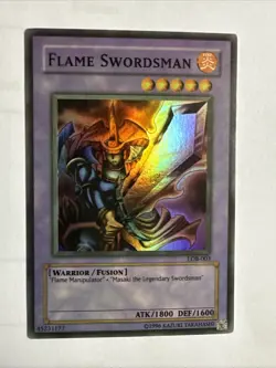 1996 Yu-Gi-Oh! Foil Flame Swordsman #LOB-003 - Image 1