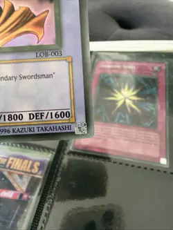 1996 Yu-Gi-Oh! Foil Flame Swordsman #LOB-003 - Image 4