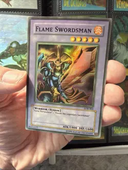 1996 Yu-Gi-Oh! Foil Flame Swordsman #LOB-003 - Image 5