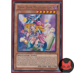Yugioh Toon Dark Magician Girl LCYW-EN11 Rare NM - Image 1