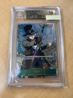 BGS 10 3rd Anniversary Winner Set One Piece Card Promo Sabo - Image 1