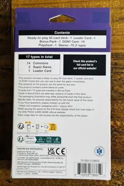 ONE PIECE TCG: GEAR5 STARTER DECK EX 21 (ST-21) FACTORY SEALED ENGLISH - Image 2