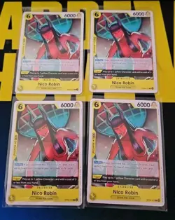 Nico Robin OP09-107 Rare One Piece TCG Playset - Image 1