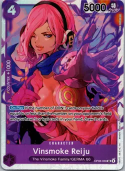 One Piece Tcg Vinsmoke Reiju Op06-069 Super Rare ENG Nm - Image 1