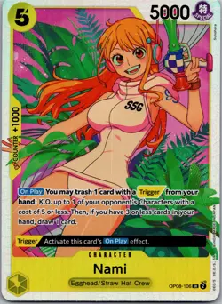 Nami OP08-106 SR, Two Legends One Piece Kartenspiel, Englisch, EN, NM - Image 1