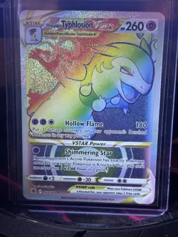 Pokemon TCG Hisuian Typhlosion VSTAR 193/189 Secret Rare Full Art Holo - Image 1