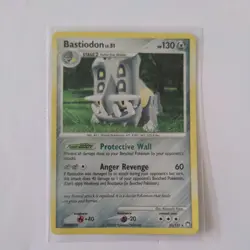 Pokemon TCG Bastiodon Mysterious Treasures 21/123 Holo Exclusive Cosmos Holo - Image 1