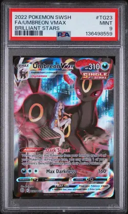 Pokemon TCG - Umbreon VMAX TG23/TG30 Brilliant Stars Trainer Gallery PSA 9 MINT - Image 1