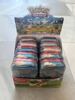 Pokemon TCG Ascended Heroes Mini Tin Display Box Lot of 10 New Sealed Tins! - Image 1