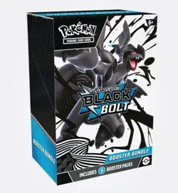 Confirmed Pokemon TCG: Scarlet & Violet Black Bolt Booster Bundle 6 Packs - Image 1
