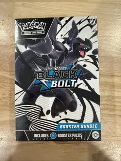 Pokemon Black Bolt SV 10.5 Booster Bundle Brand New Factory Sealed - Image 1