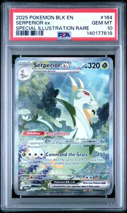 PSA 10 SERPERIOR EX 164/086 SPECIAL ILLUSTRATION RARE BLACK BOLT POKEMON 🍃 - Image 1