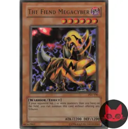 Yugioh The Fiend Megacyber PSV-100 Ultra Rare MP - Image 1