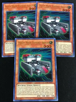 YUGIOH HEAVY MECH SUPPORT ARMOR LCKC-EN023 ULTRA X3 - Image 1
