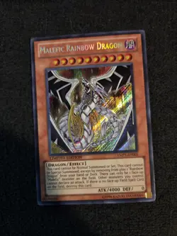 Malefic Rainbow Dragon YMP1-EN005 Limited Edition Secret Rare Yugioh TCG - Image 1