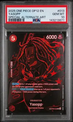 Yasopp SP OP09-013 One Piece OP12 Legacy Of The Master PSA 10 - Image 1
