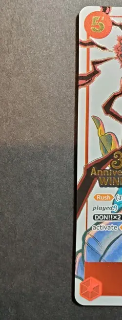 Monkey D. Luffy ST01-012 3rd Anniversary WINNER Promo Prize English SP - Image 3