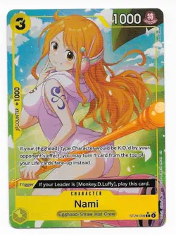 One Piece TCG ST29-008 Alt Art Nami. Starter Deck (Egghead) Foil English - Image 1