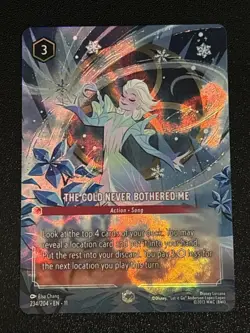 Disney Lorcana Winterspell The Cold Never Bothered Me Enchanted 234/204 NM - Image 1