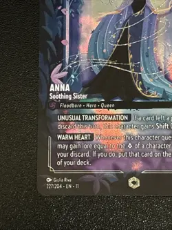 Disney Lorcana Winterspell Anna - Soothing Sister Enchanted 227/204 NM - Image 5