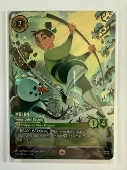 Disney Lorcana TCG Mulan - Resourceful Recruit (69/204) (Foil) Winterspell - Image 5