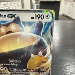 Pokemon - Snorlax GX SM05 SM Promos Holo Card (2016) - Image 3