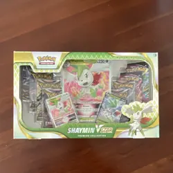 Pokemon Shaymin VSTAR Premium Collection Box with Multiple Cards & Booster Packs - Image 1