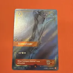 Boneshiver - Riftbound - SFD 118a/221- English - Bologna Regional Promo Card NM - Image 1