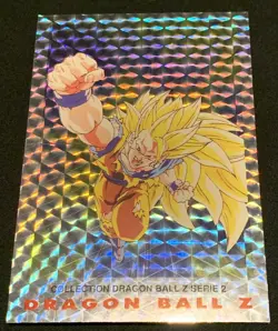 Dragon Ball Z DBZ 1989 Trading Card Bird Studio Series 2 Holo #100 Son Goku - Image 2