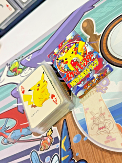 Pokemon Televi-kun 54 Card Deck Complete 1998 Playing Cards - NM - Image 1