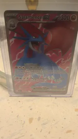 Pokemon TCG Salamence ex Full Art Journey Together Pokemon Card 177/159 - Image 1