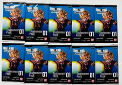 10 packs of Dragon Ball Super Card Fusion World Tournament Pack 01 English - Image 1