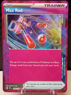 Max Rod 116/131 - Prismatic Evolutions - Pokemon Card - Near Mint - Image 1