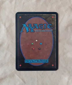 SWORDS TO PLOWSHARES - silver signed - MtG ALPHA Magic the Gathering card MP/PL - Image 2