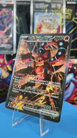 Volcanion ex 182/159 Sv09: Journey Together Holo Pokemon Card NM Special Rare - Image 1
