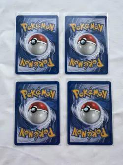 Pokemon 1999 Base Set Lot NM-MT 4 Cards Diglett Nidoran Metapod WOTC vintage - Image 2