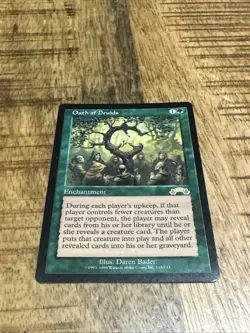 Magic The Gathering Exodus Single Card Rare Oath of Druids #115 - Image 1