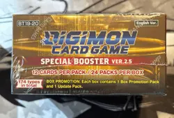New Sealed Digimon Card Game Special Booster Ver 2.5 Booster Box BT 19-20 x1 - Image 5