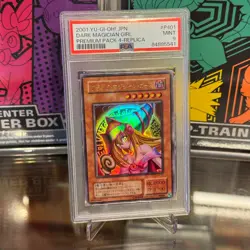 2001 PSA 9 Dark Magician Girl P401 Premium Pack 4 Graded Card #2 - Image 1