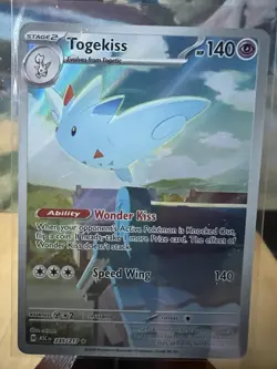 Togekiss! 😀 2 Pokemon Ascended Heroes Full Art Cards! Pack Fresh! Good Luck! - Image 1